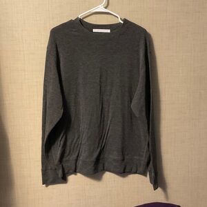Double Zero Dark Gray Crewneck Sweater